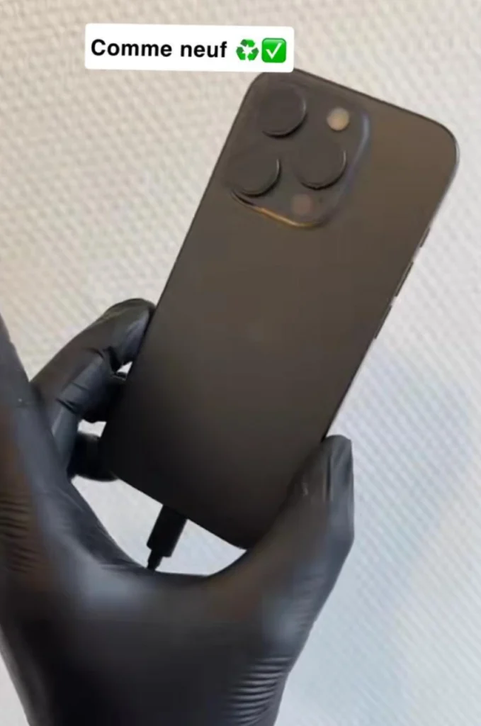 iPhone 14 reconditionné et réparé à Nantes – écran et composants restaurés pour retrouver un fonctionnement optimal